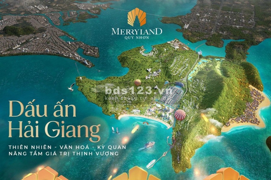 Chỉ với 1.2 tỷ sở hữu ngay dự án Merry Land Quy Nhơn, chủ đầu tư Hưng Thịnh, chiết khấu khủng