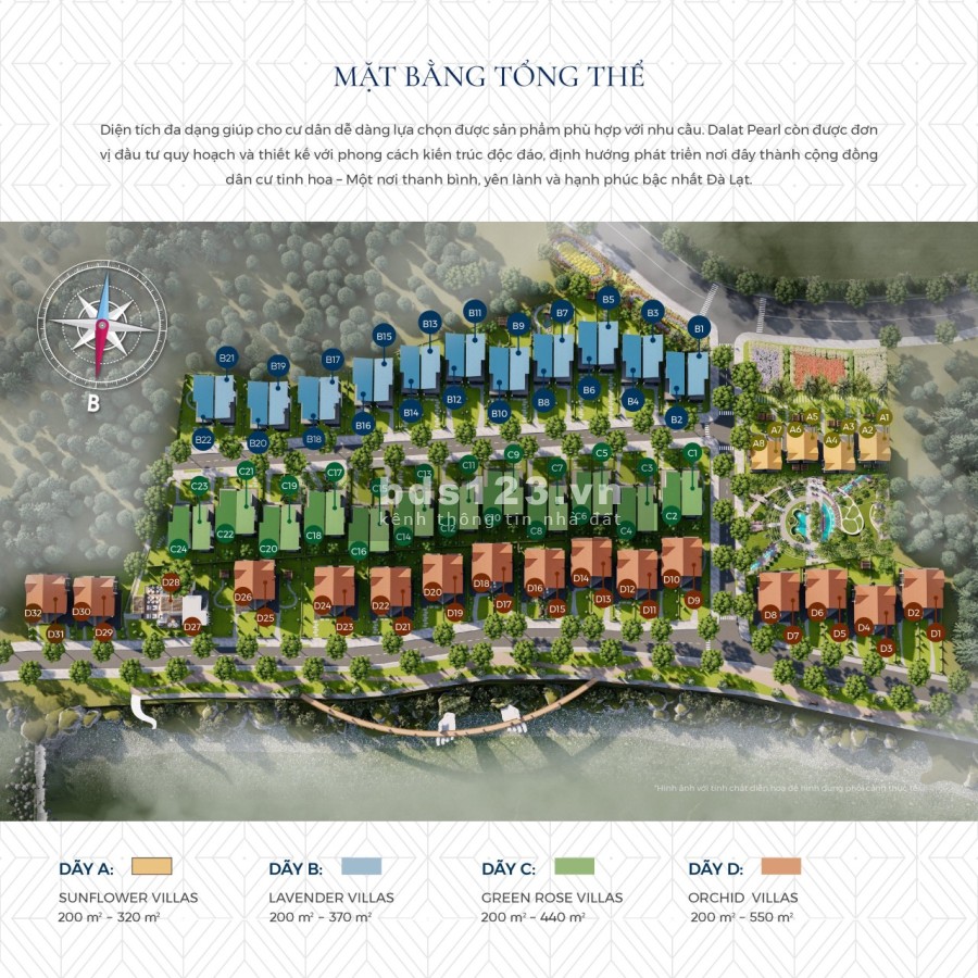Đất nền khu biệt thự nghỉ dưỡng cách sân bay Liên Khương 5 phút sổ hồng riêng, lh 0932762064