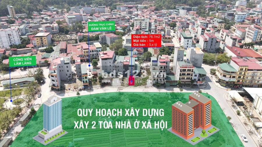 Bán đất gần công viên Lãm Làng, phường Vân Dương Bắc Ninh pháp lý chính chủ
