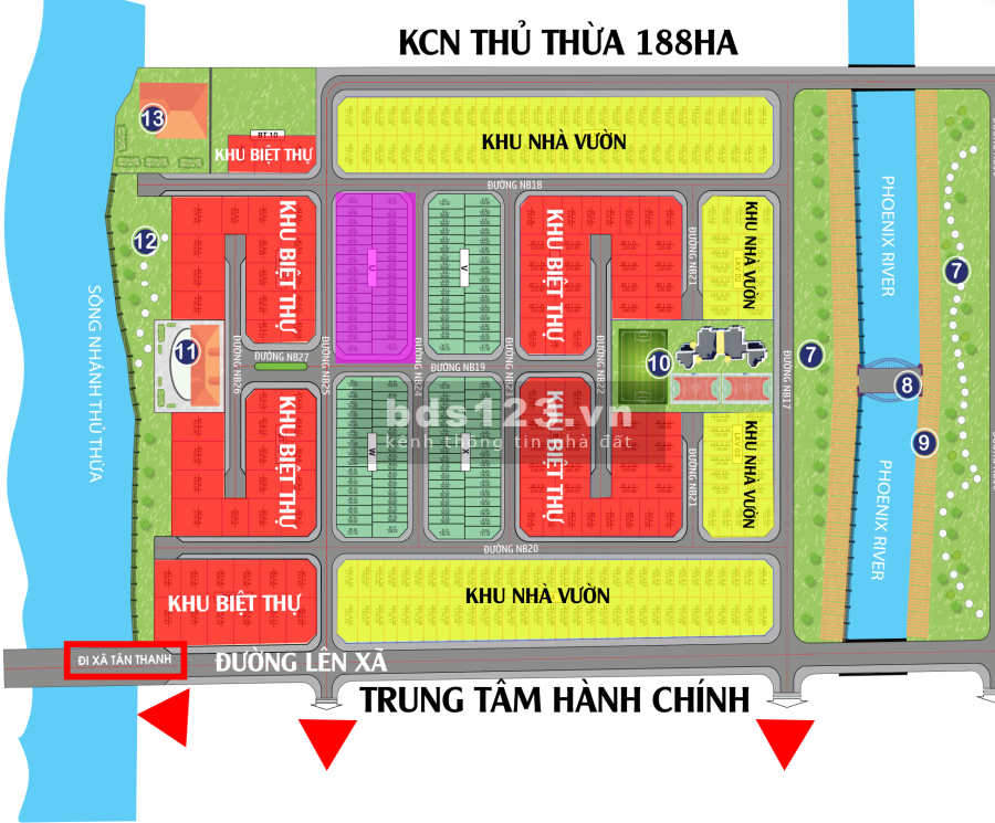 Đất Ở Sổ Sẵn Kẹp Giữa Trung Tâm Hành Chính và khu công nghiệp đầu tư sinh lời - giáp HCM