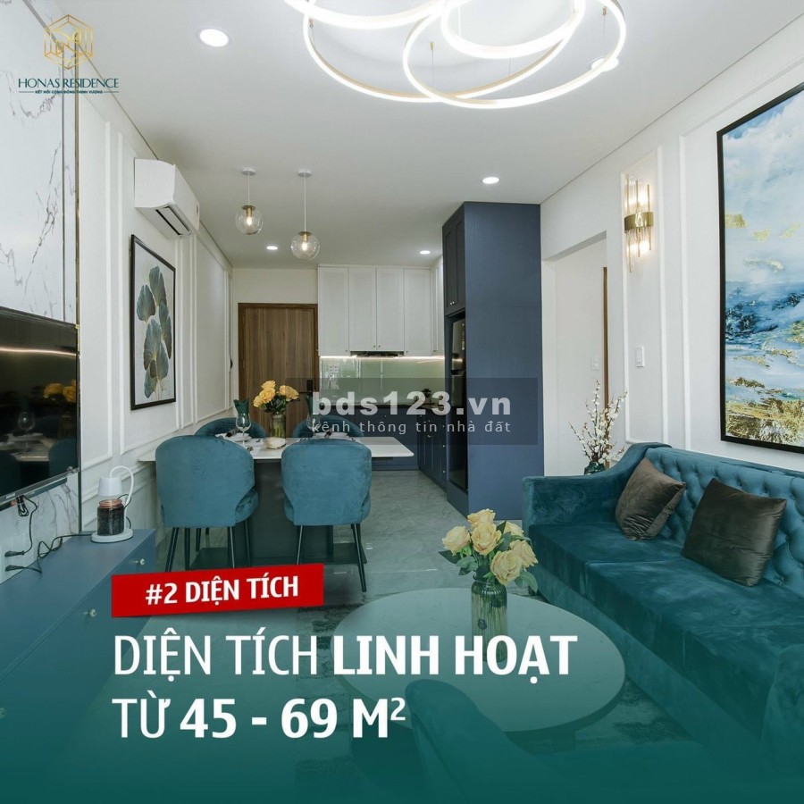 Mở bán căn hộ chung cư cao cấp Honas Residence Tân Vạn, Bình Dương, giá tốt đầu tư