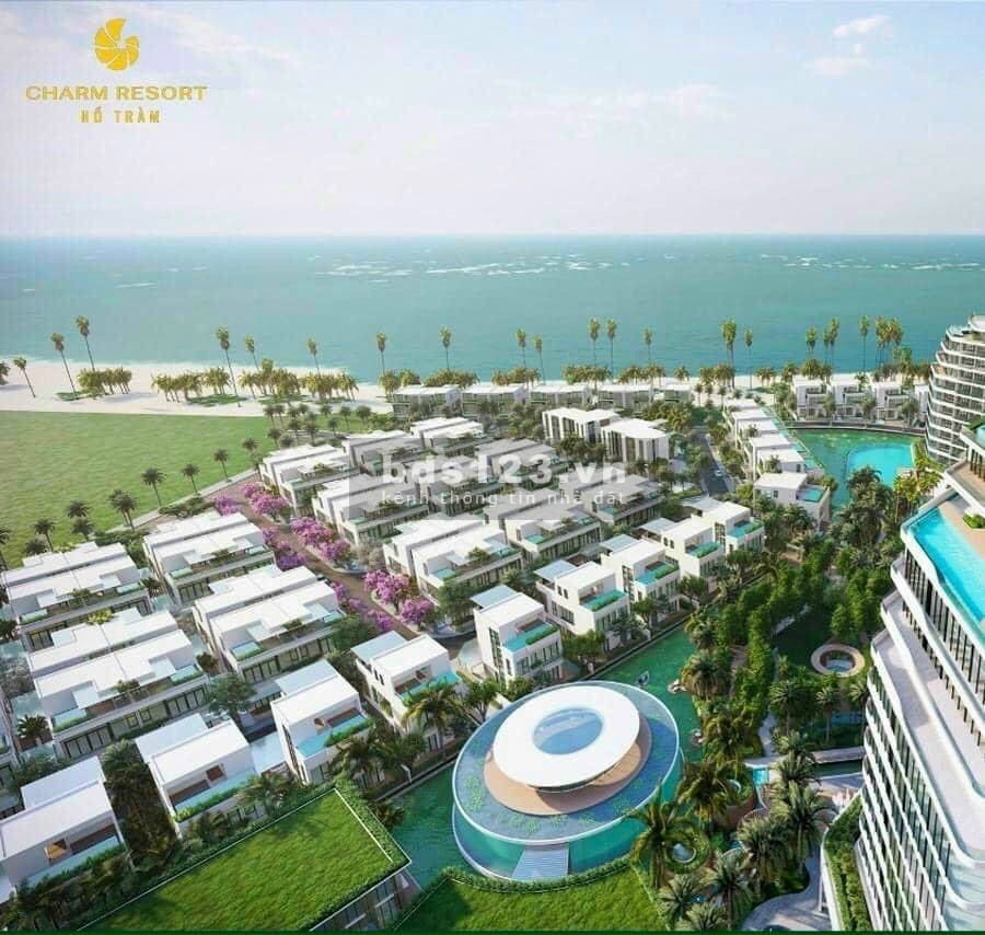 Căn hộ 600 Triệu,Villa 4 tỷ Charm Resort Hồ Tràm Cam kết lợi nhuận 6.5%, miễn gốc, lãi 24 Tháng