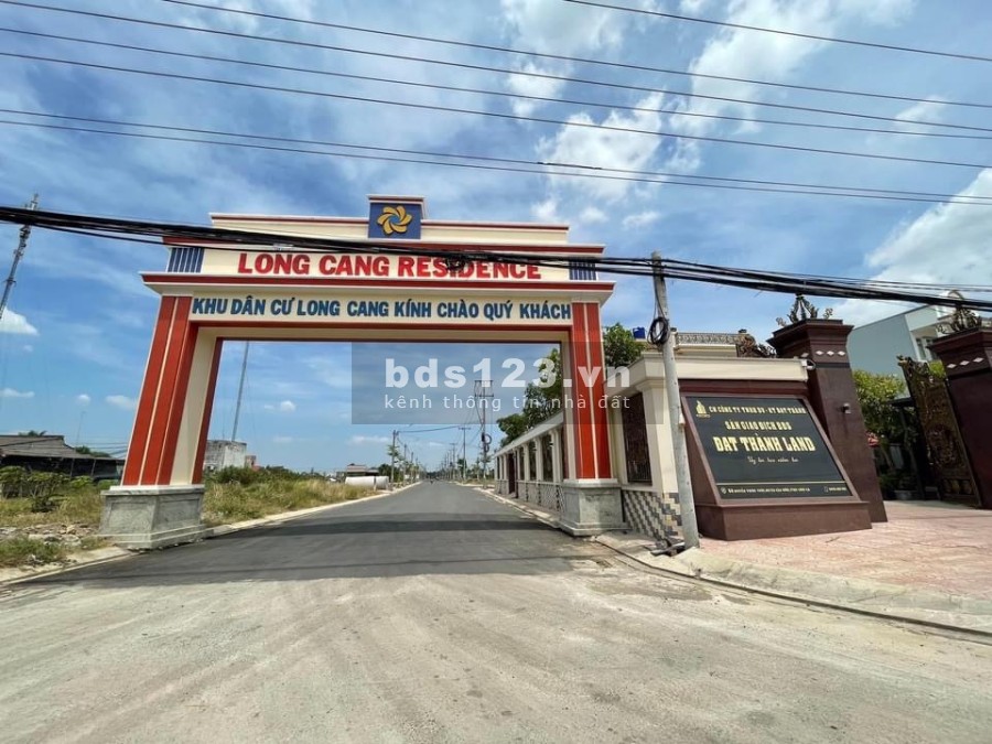 Khu Đô Thị Mới Đất Nền Long Cang New mặt tiền đường lớn, pháp lý rõ ràng, giá tốt
