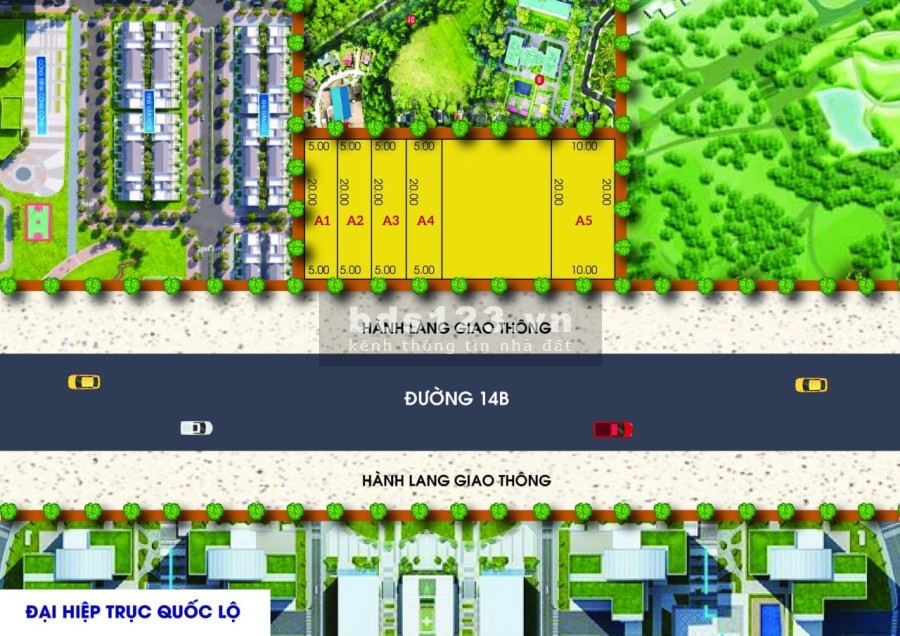4 lô liền kề QL14B (5x20) vuông vức, Mới tách thửa thơm phức mùi sổ đỏ; có lô ngang 10.~ 1tỷ3.