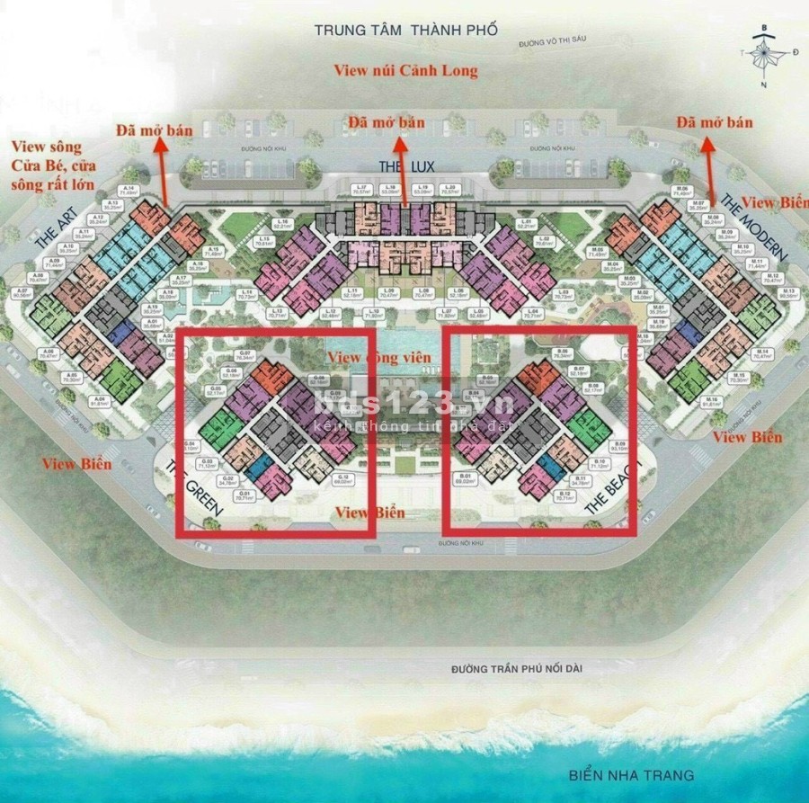 Chính thức nhận booking giữ chỗ 2 Block biển New Galaxy Nha Trang, chỉ 1.1 tỷ, sở hữu ngay