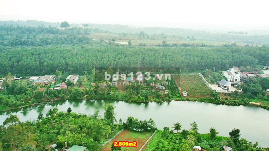 Phát Hiện Lô Hồ Đẹp 2.806m2 Có 400m thổ cư KDC Đông Đúc, Dân Trí, 3 Phút Ra QL14