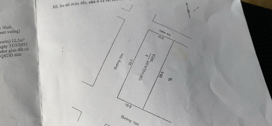 Bán đất Hòa Thành, Tây Ninh đường Ngô Quyền, ấp Long Hải, xã Trường Tây