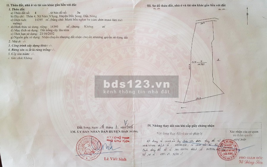 Hồ Siêu Đẹp 14.395 m2 đất chuyển thổ cư có nhà xây, 350m mặt tiền, bám 100m hồ lớn Nâm N'Jang