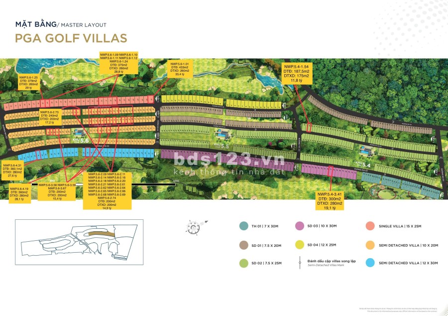 Biệt thự nằm trong lòng sân golf chuẩn PGA quốc tế liên hệ 0919624128, sổ sẵn