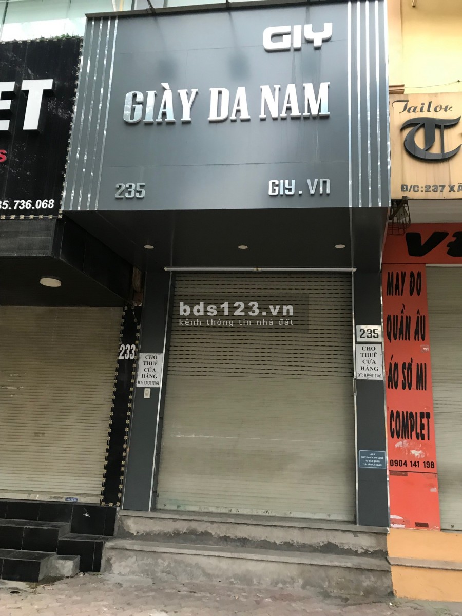 Cho thuê mặt bằng kinh doanh phố Xã Đàn diện tích 20m2 giá thoả thuận, lh 0393011961