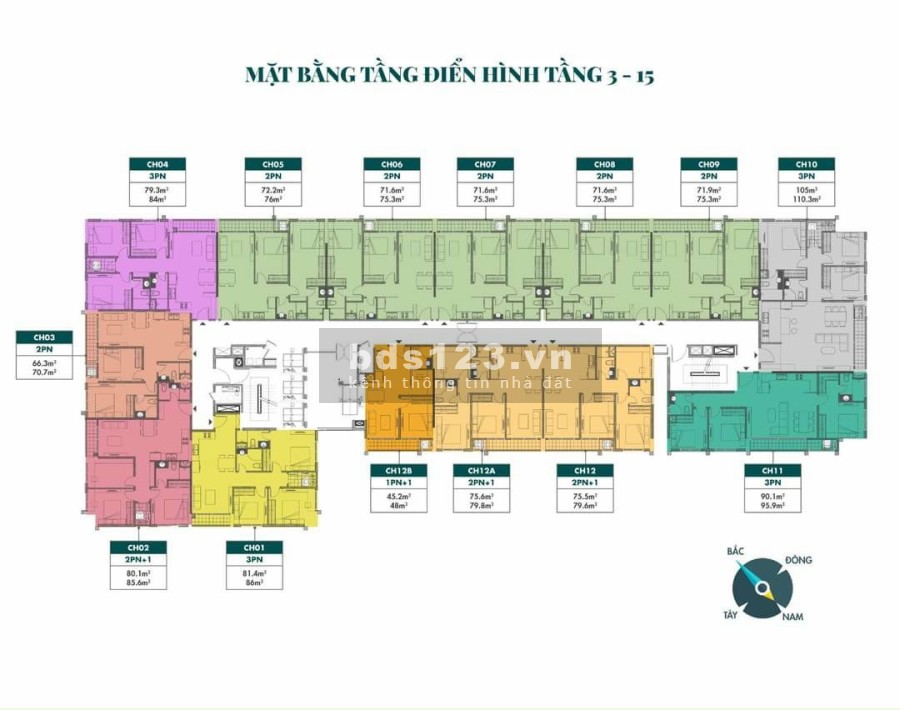 Nhượng lại căn ngoại giao 2 ngủ phương đông green home- Việt Hưng .