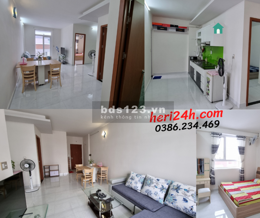 Chung cư cho thuê Ninh Thuận - Chung cư 2 phòng Ngủ đầy đủ tiện ích, lh 0329624625