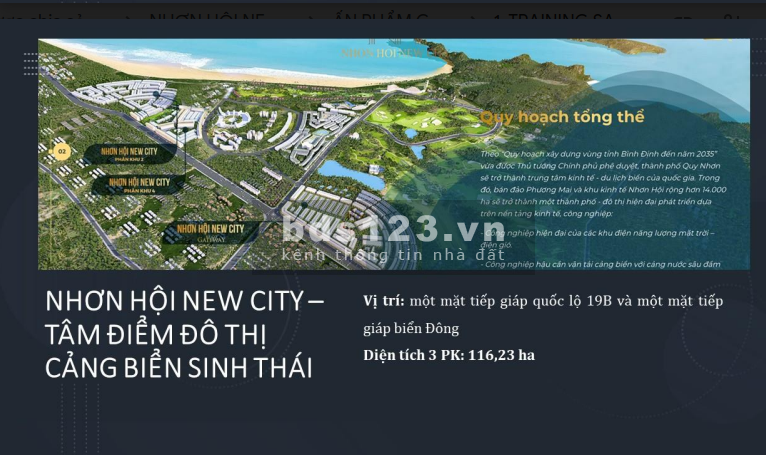 Đất nền ven biển Quy Nhơn, dự án Nhơn Hội New City, giá tốt đầu tư sinh lời, pháp lý chuẩn