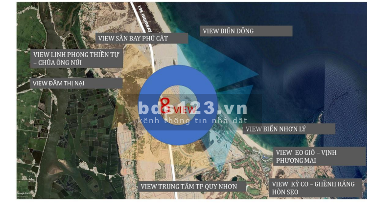 Đất nền ven biển Quy Nhơn, dự án Nhơn Hội New City, giá tốt đầu tư sinh lời, pháp lý chuẩn