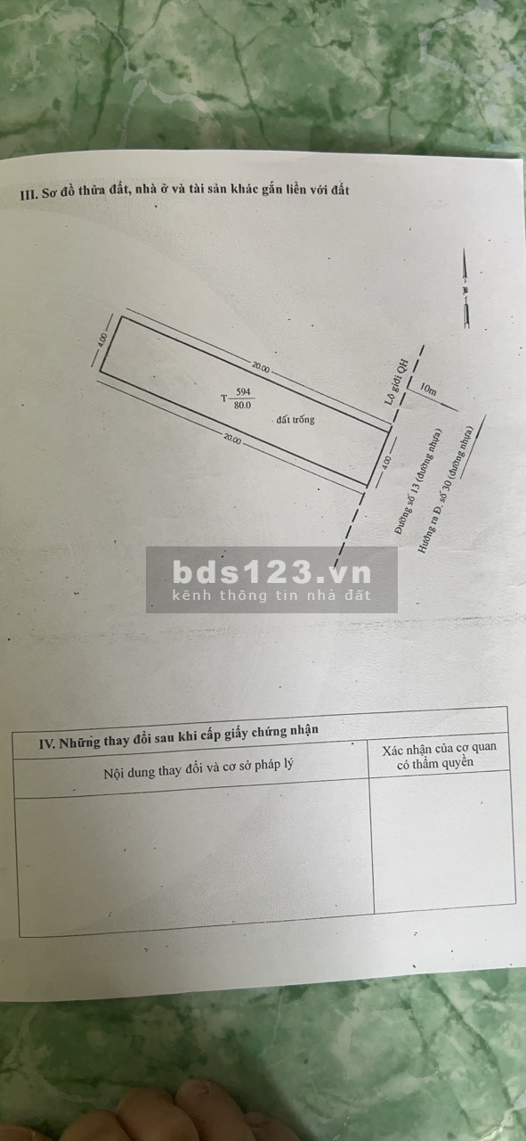 Bán nhà 80m2 vuông vức mặt tiền đường số khu dân cư bàn cờ Quận 8, pháp lý đủ
