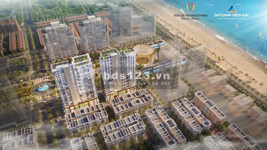 Bán căn hộ Studio thuộc tổ hợp Sun Legacy Gate Sầm Sơn, ngân hàng ân hạn dài, hỗ trợ vay 70%