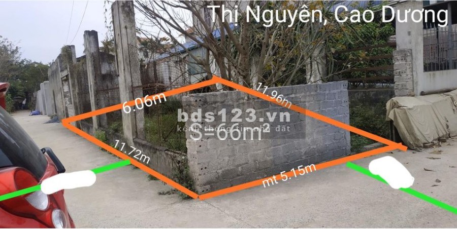 Cần tiền bán gấp mảnh đất hoa hậu lô góc không vết lỗi. Diện tích đẹp 66m2 nở hậu quá đẹp