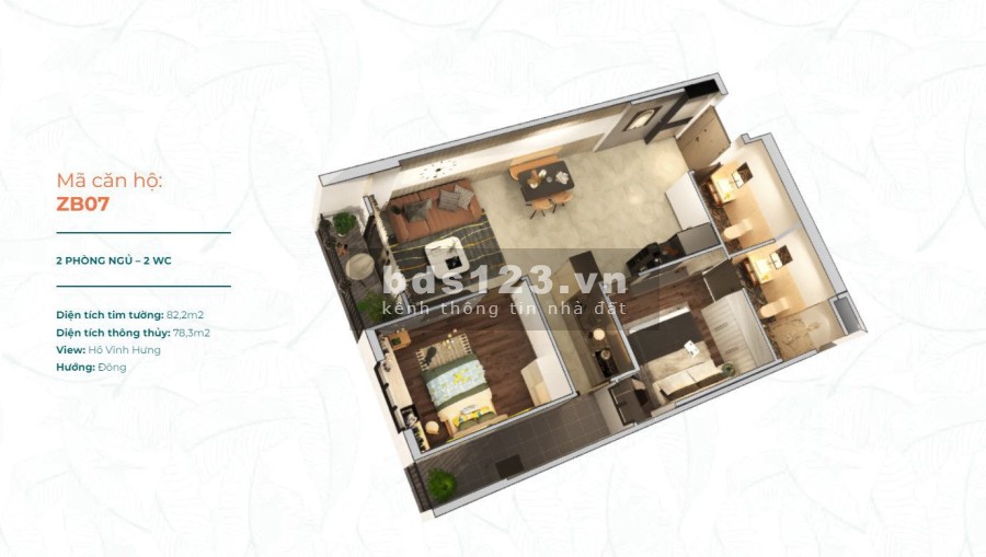Cần bán căn hộ chung cư Feliz Homes Quận Hoàng Mai, hướng đẹp kiến trúc nhà hiện đại
