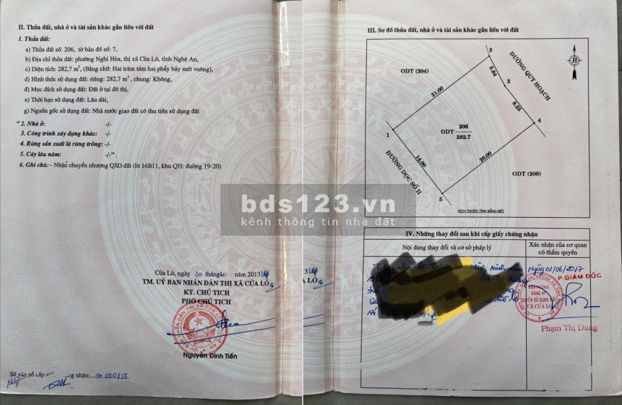 Chính chủ bán 2 mảnh đất Nghi Hoà, Cửa Lò, Nghệ An liên hệ 0971338059, pháp lý chuẩn