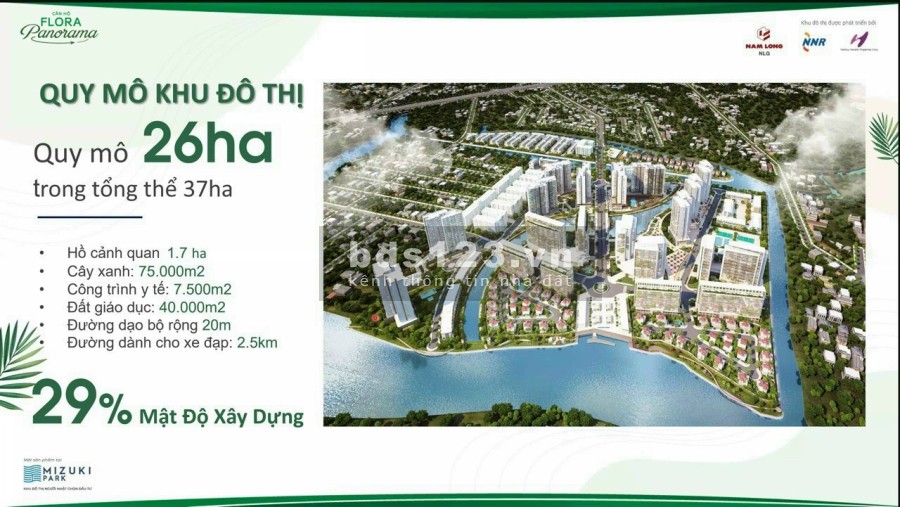 Căn hộ cao cấp view 360 độ, giá bán 48 triệu/m2 dự án Mizuki Park đầu tư sinh lời