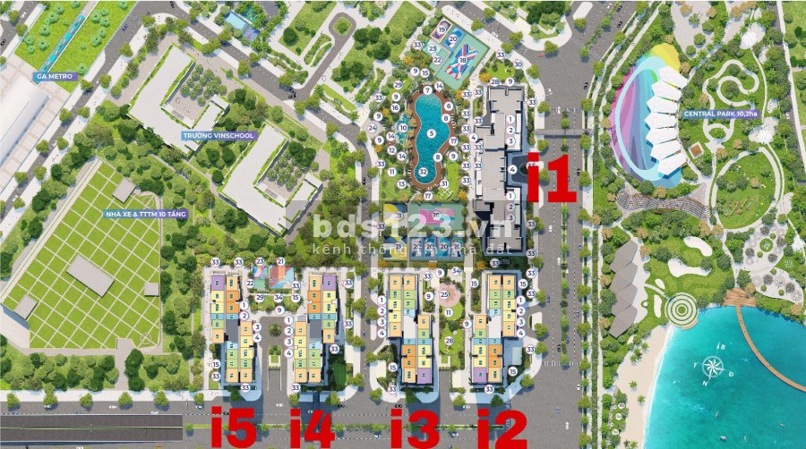 Chỉ 316 tr vốn ban đầu suất ngoại giao 2PN+1 vị trí trung tâm Vinhomes Smart City, LS 0%