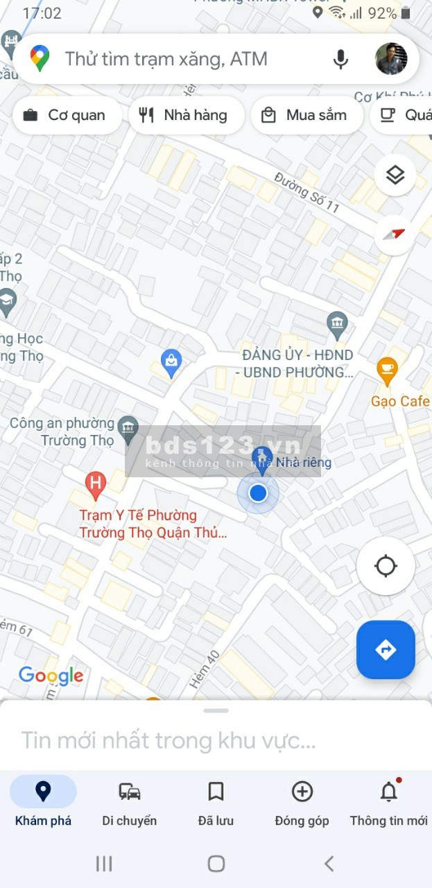 Về quê cần để lại căn nhà nhỏ ở phường Trường Thọ sổ hồng chín chủ, giá 2.97 tỷ