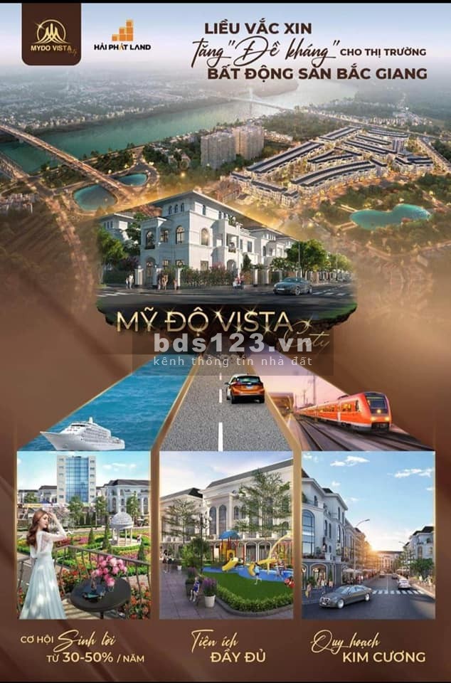 Bán xuất ngoại giao giá tốt, vị trí đẹp nhất dự án Mỹ Độ thành phố Bắc Giang