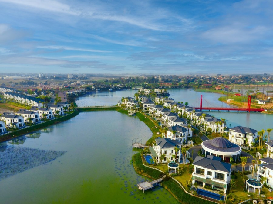 Căn Góc Biệt Thự Đảo 2 tầng, 440m2 full nội thất theo tiêu chuẩn 5* Wyndham - cho thuê được ngay.