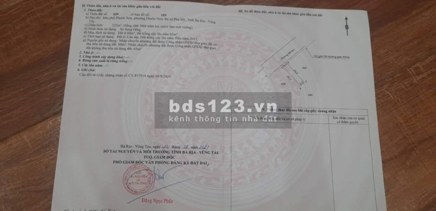 Lam Sơn Phước Hoà giá bán rẻ như cho cọc liền, pháp lý rõ ràng, minh bạch, sổ riêng không tranh chấp