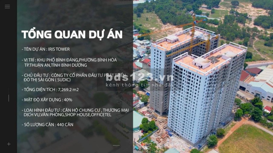 Iris Tower vị trí tạo nên giá trị sản phẩm, ngay trung tâm thành phố, giá tốt đầu tư sinh lời