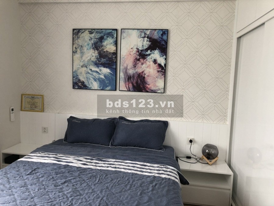 Cho thuê căn hộ 2 phòng ngủ- Diamond Island lh: 0909550614 bsn giao đầy đủ nội thất