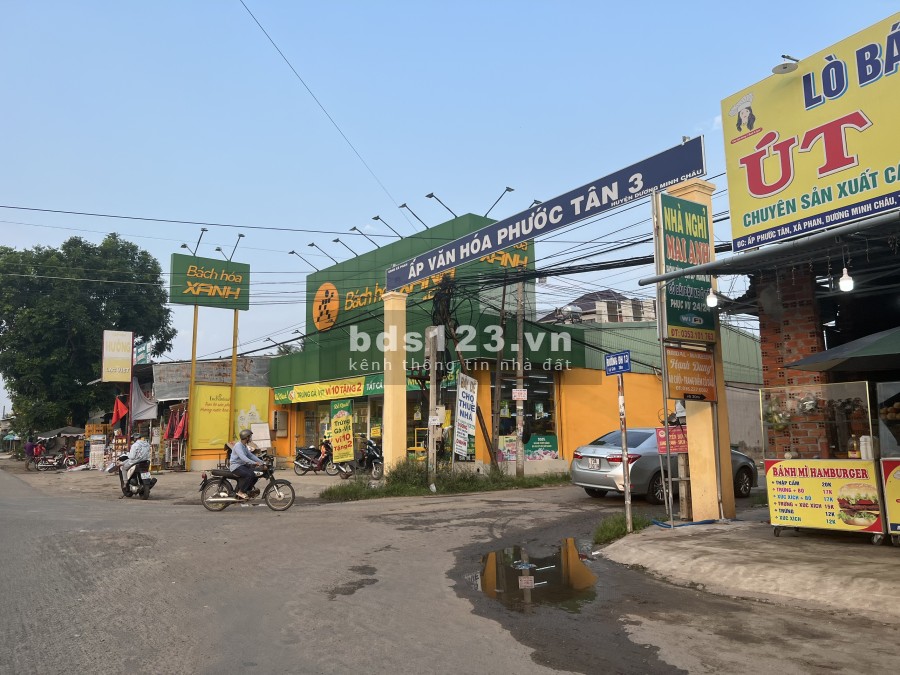 Bỏ cọc 50tr lô đất thổ cư 140m2 trên mặt đường nhựa trung tâm Dương Minh Châu giá còn 289tr