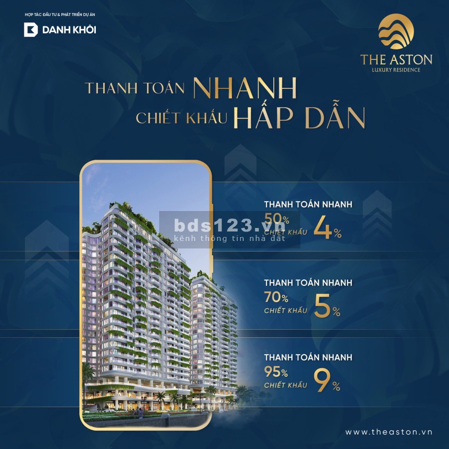 Tại sao khách hàng lại chọn căn hộ The Aston Nha Trang giá bán 3.2 tỷ, bàn giao ngay