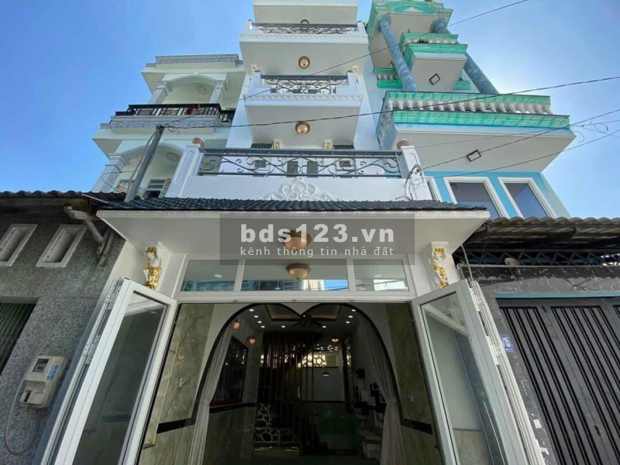 Bán nhà nguyên căn Lê Văn Khương 4 tầng hẻm xe hơi 205m2, giá 4.65 tỷ, thương lượng