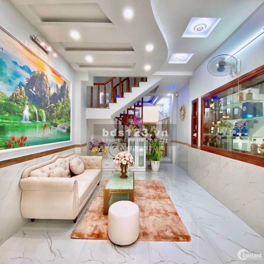 Nhà thiết kế hiện đại 3 ngủ 1 trệt 1 lầu bán 750 triệu bao sang tên có sẵn sổ Phan Văn Hớn