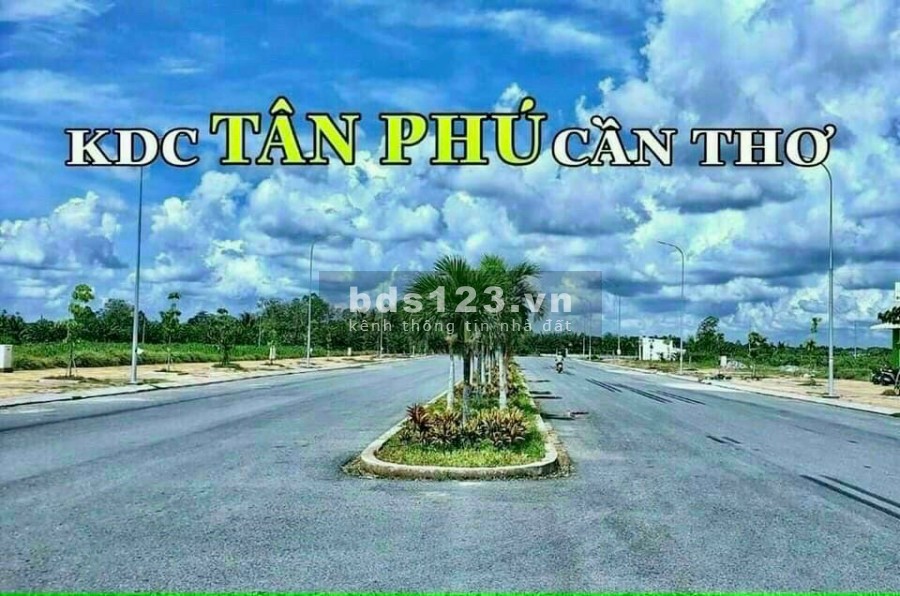 Cặp nền thổ cư sổ hồng khu dân cư Tân Phú, Cần Thơ giá bán đầu tư sinh lời cao