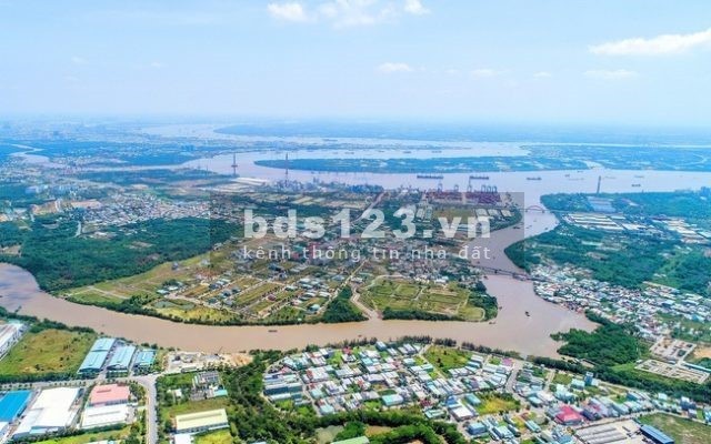 Cho thuê nhà đất MT lộ và MT sông tại Cần Giuộc Long An giá 6t/tháng