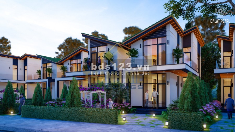 Khu nghỉ dưỡng Dalat Pearl trung tâm huyện Đơn Dương, khí hậu mát mẽ, trước hồ sau sông