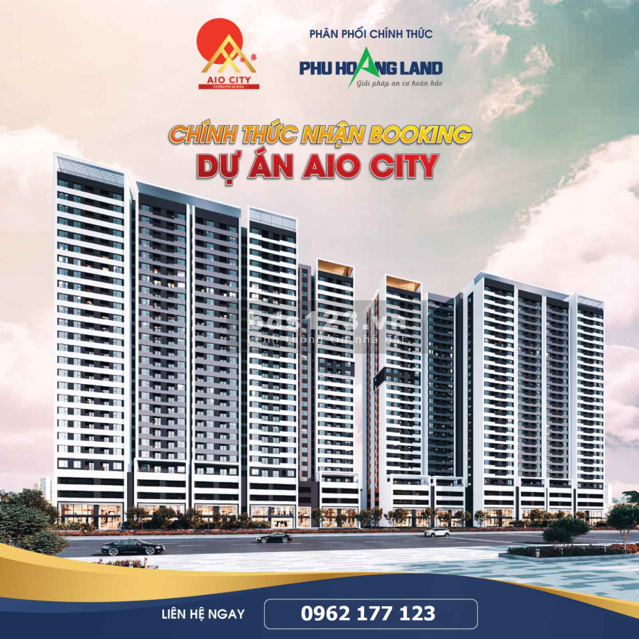 Căn hộ cao cấp AIO City - Bình Tân giai đoạn Booking liên hệ 0962177123