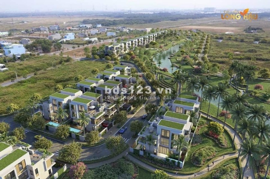 Đất nền f0 Long Hậu biệt thự ven sông thích hợp đầu tư sinh lợi cao