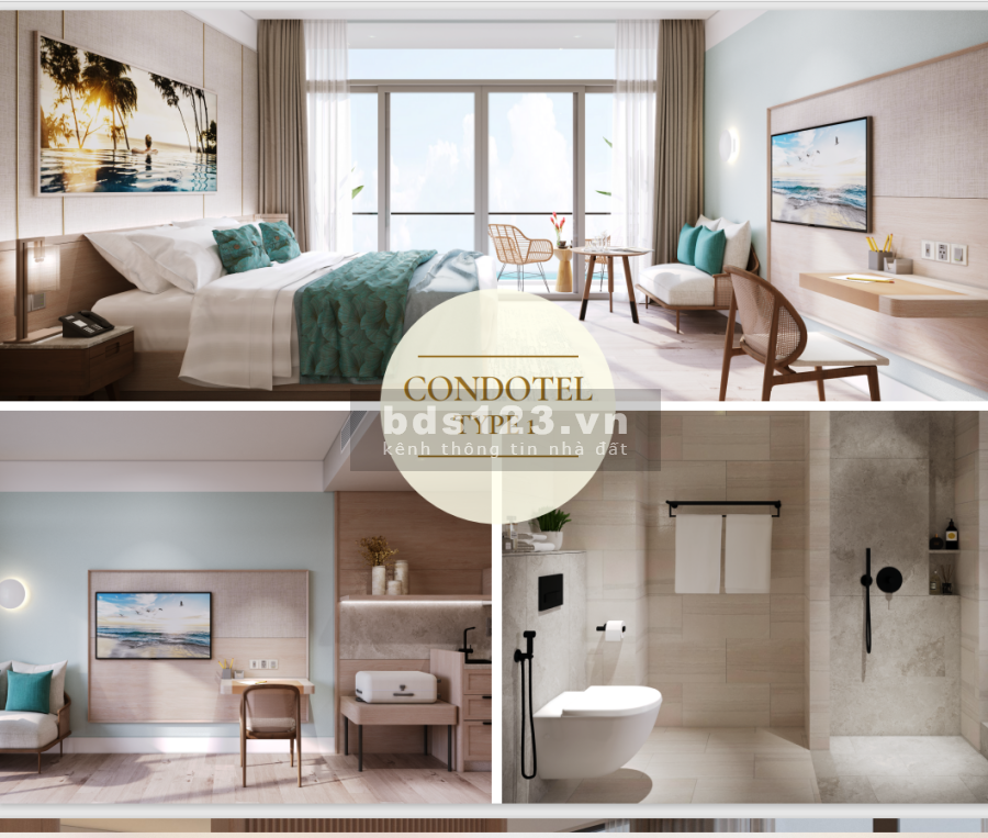 Condotel 5 sao Best Western- Charm Resort Hồ Tràm- Chỉ 560 triệu đồng