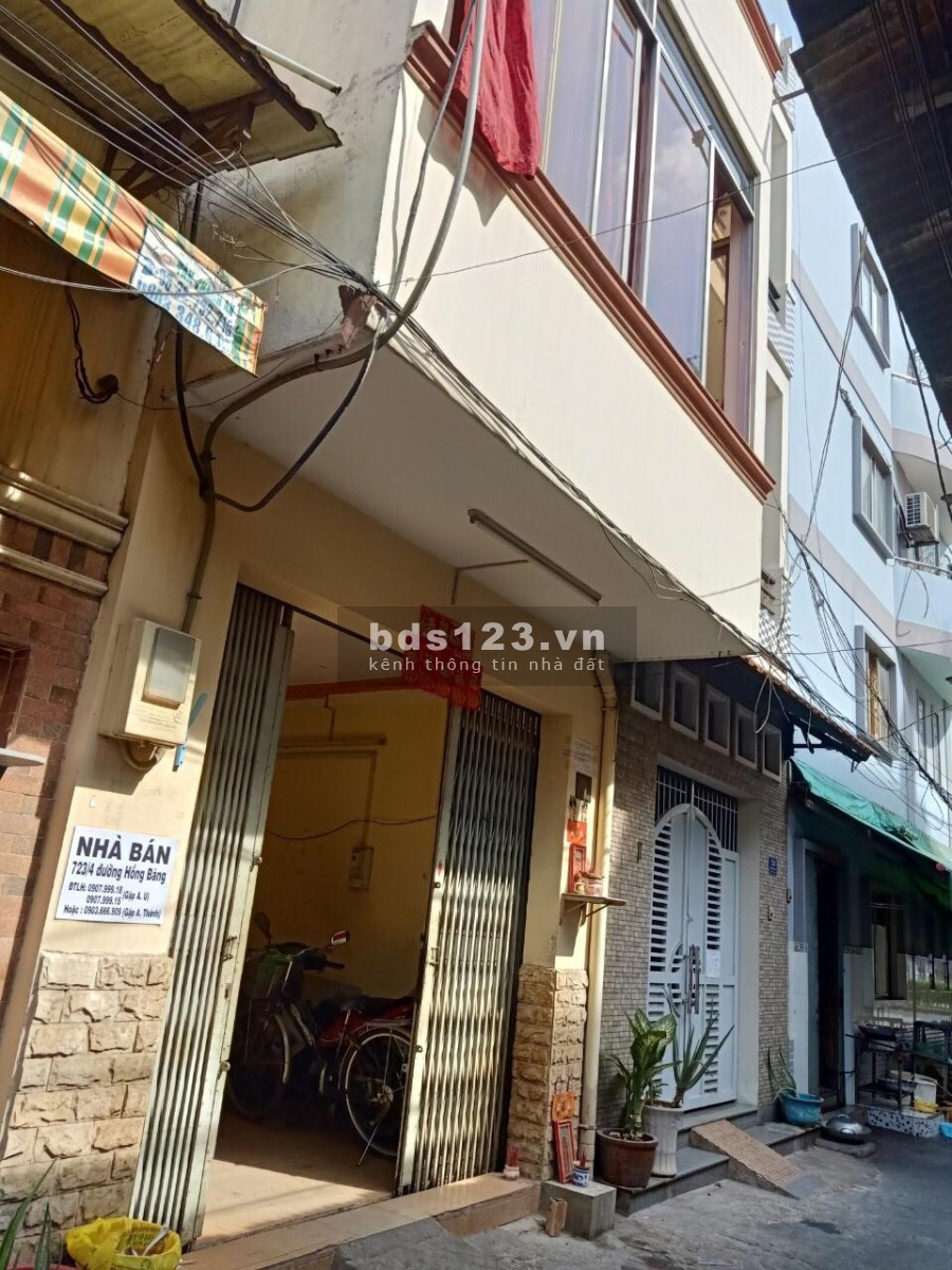 Bán nhà diện tích sử dụng 77.2m2 đường Hồng Bàng, Phường 6, Quận 6, TPHCM