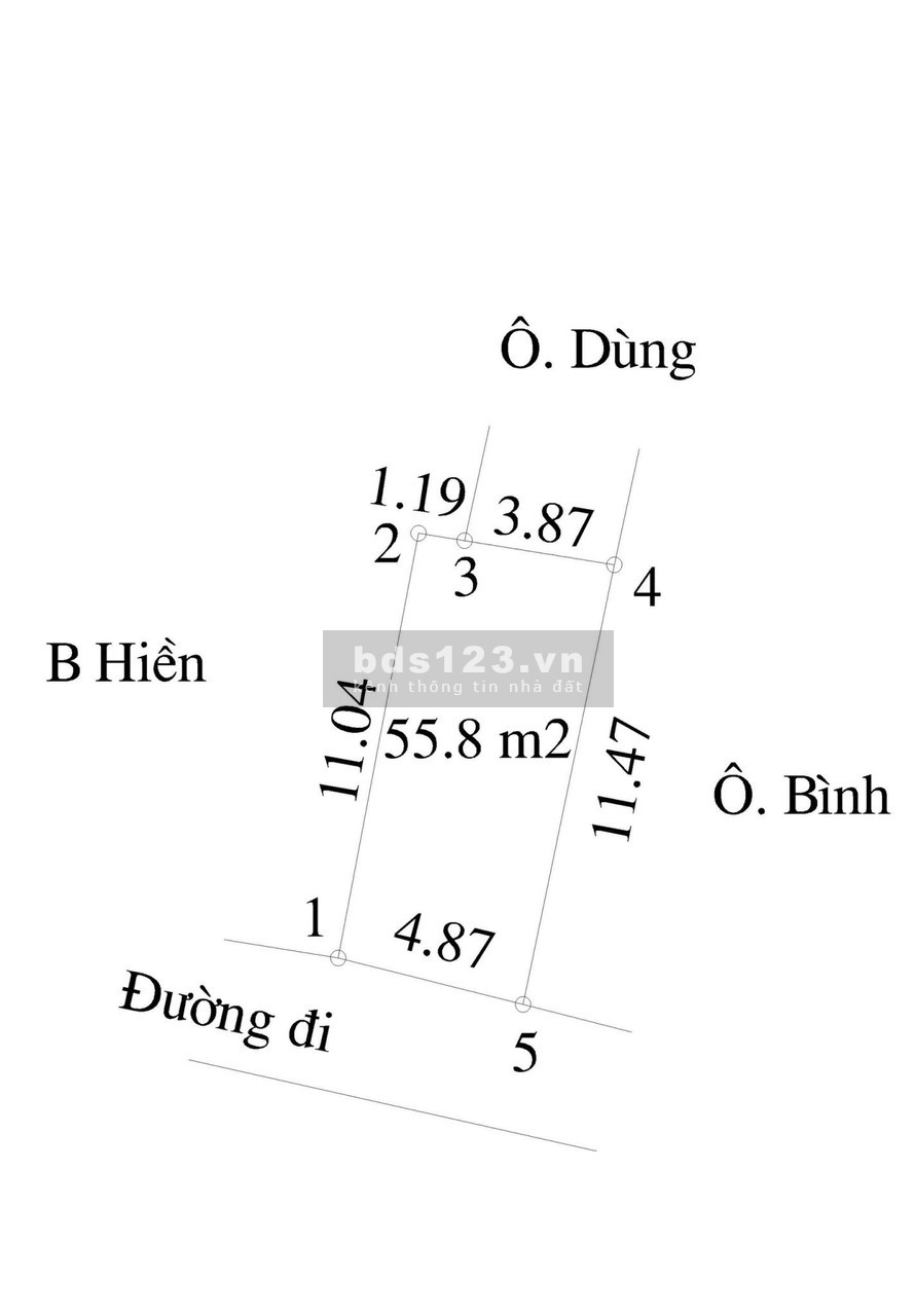 Bán ô đất diện tích 55.8m2 tại Yên Vĩnh, Kim Chung Hoài Đức, giá cực rẻ, lh 0856081678