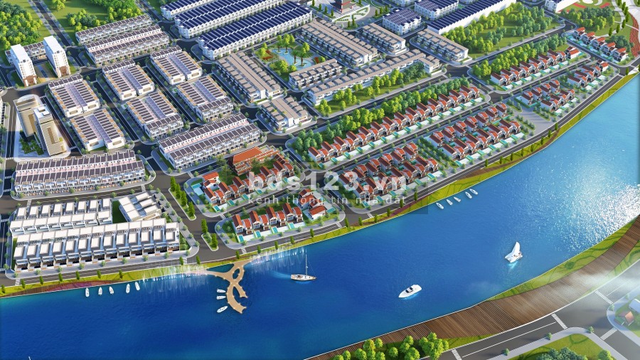 Chỉ 1.56 tỷ sở hữu ngay căn hộ cao cấp đất biệt thự ngay mặt tiền sông Cổ Cò Rosa Luxury Villas