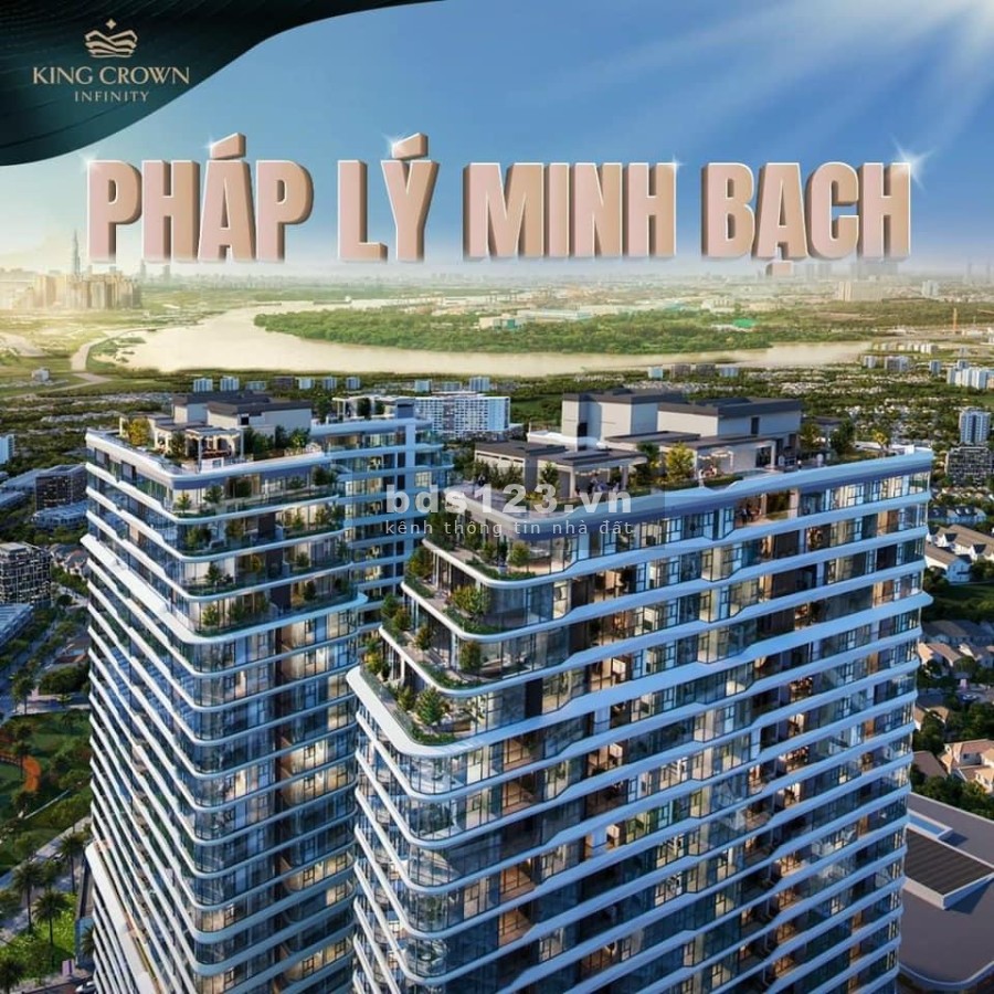 Nhận booking căn hộ King Crown Infinity Quận Thủ Đức, hỗ trợ lãi suất và ân hạn gốc 24 tháng