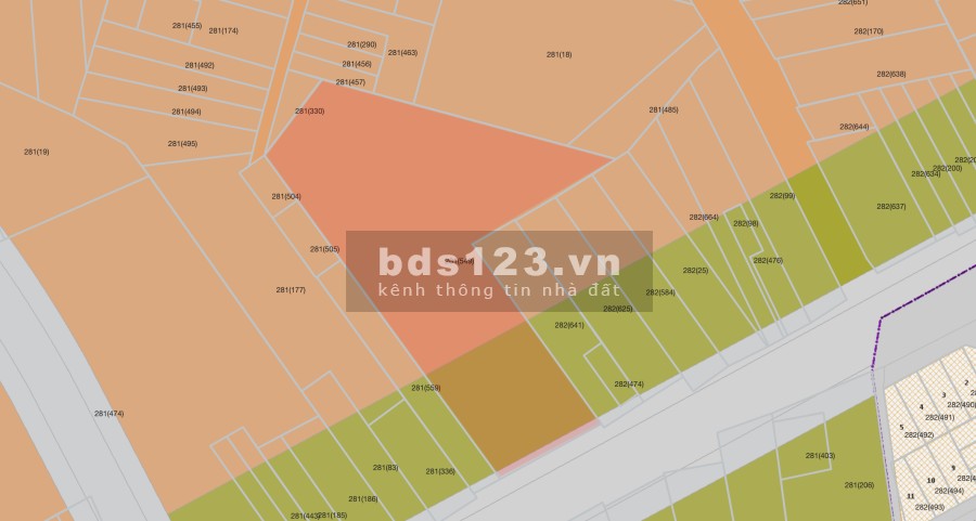 Chính chủ cần bán Đất đường Hoàng Hoa Thám, Phường Hiệp Thành, Diện tích 3543m², Giá Thương lượng
