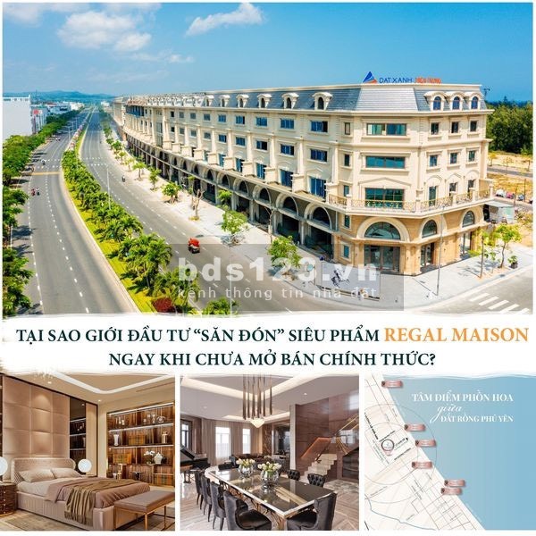Sức bật lớn của chủ đầu tư nhà phố thương mại Regal Maison ở thành phố biển Tuy Hoà, lh 0363820447