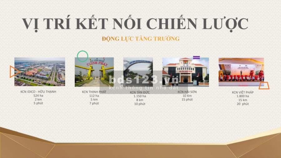 Đất nền thổ cư SHR xã Hựu Thạnh, Đức Hoà ngay 5 Cụm khu công nghiệp Lớn