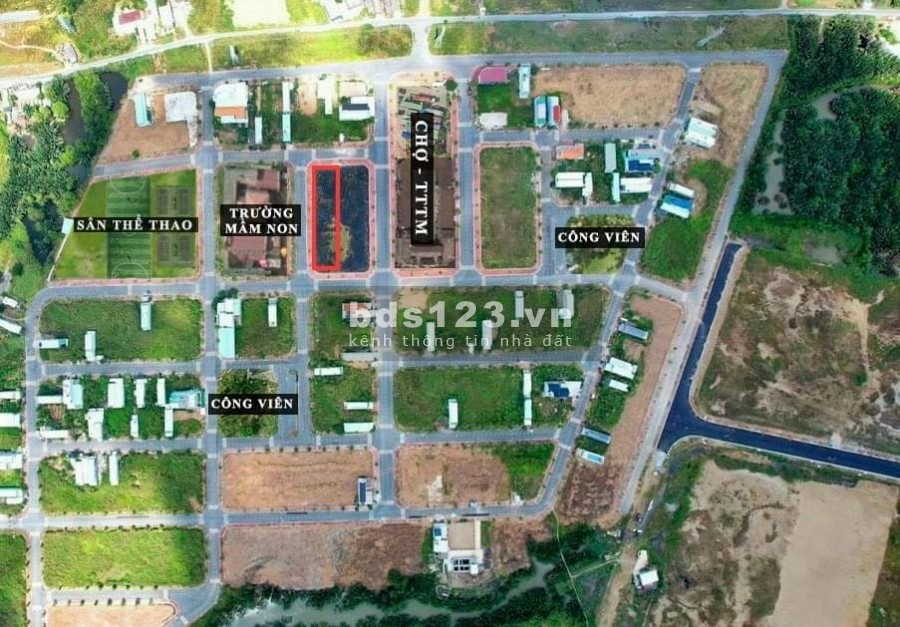 Đất nền biệt thự ven sông Long Hậu cách khu Nam Sài Gòn 15km