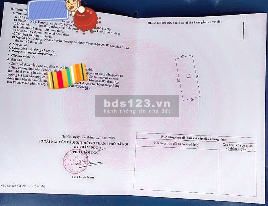Bán đất nền trung tâm thị trấn Đông Anh dt 100m2 chỉ 2,7 tỷ full các tiện ích sổ đẹp, tách lô